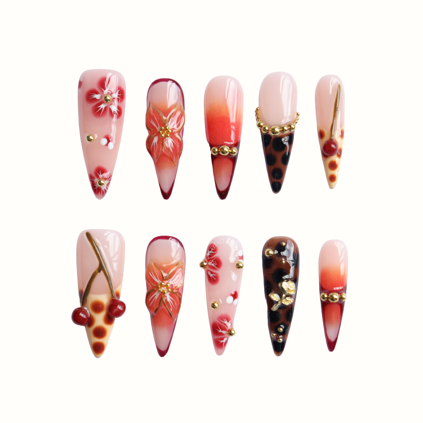 Floral Rojo & Animal Print