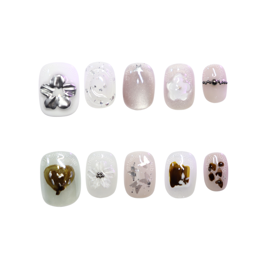 Soft Metallic Blossoms