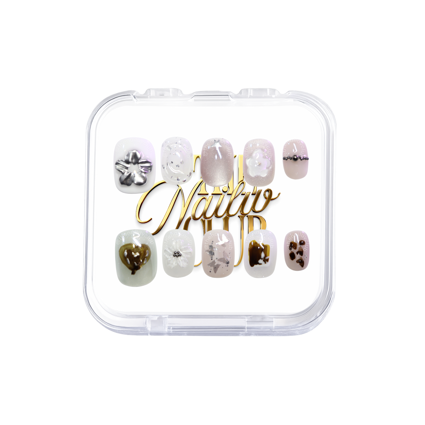 Soft Metallic Blossoms