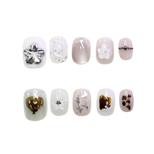 Soft Metallic Blossoms