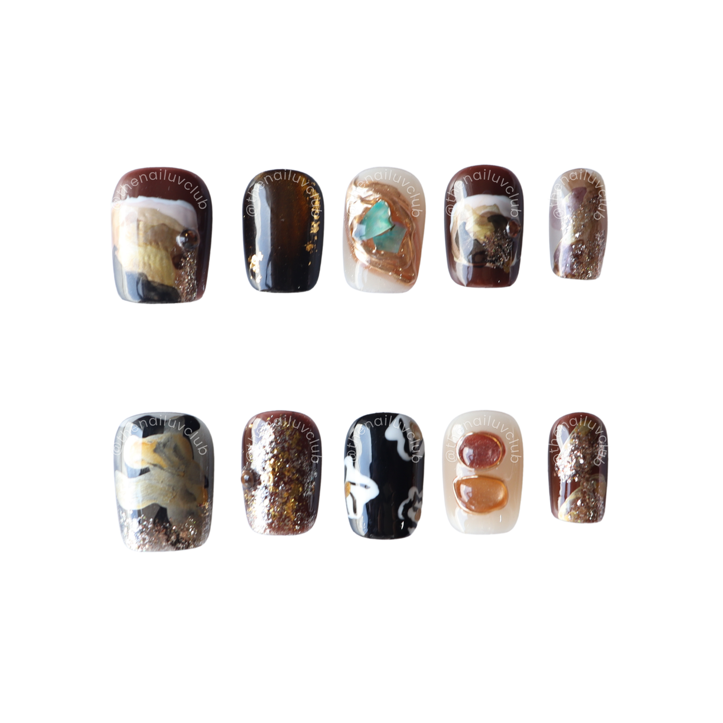 Set Amber Stone
